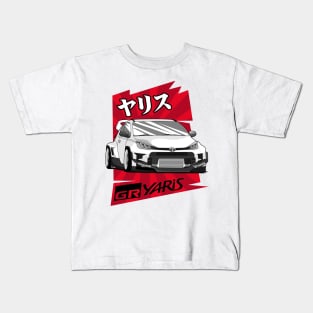 GR Yaris White Kids T-Shirt